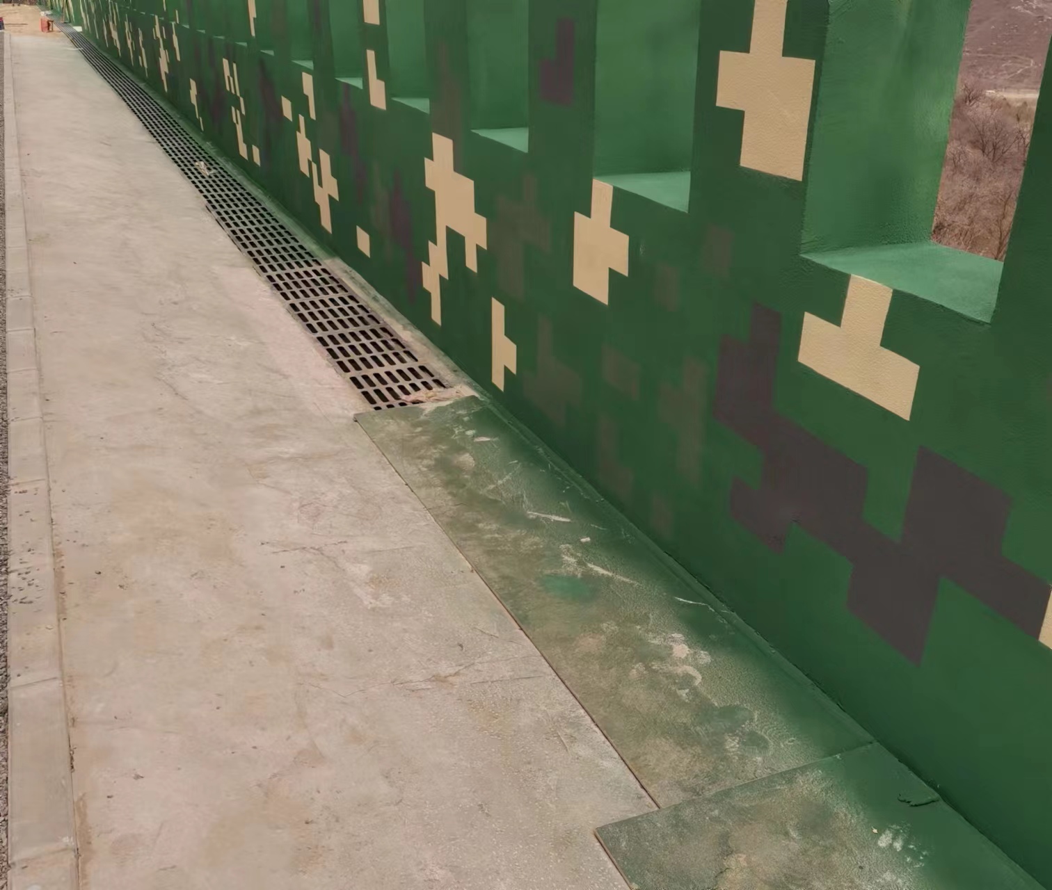 河北围墙迷彩喷涂,数迷彩漆